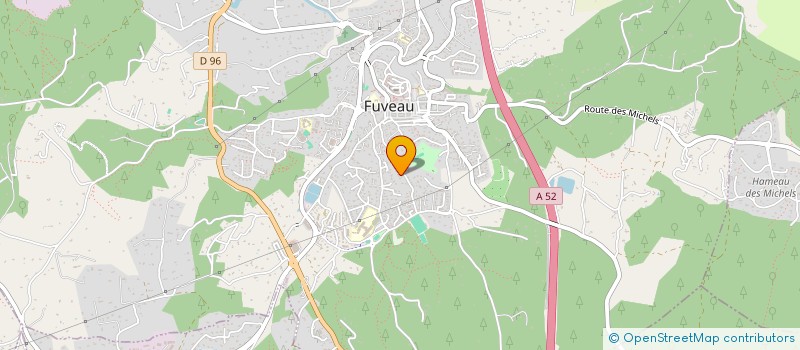 localisation de l'entreprise ATTITUDE  FUVEAU