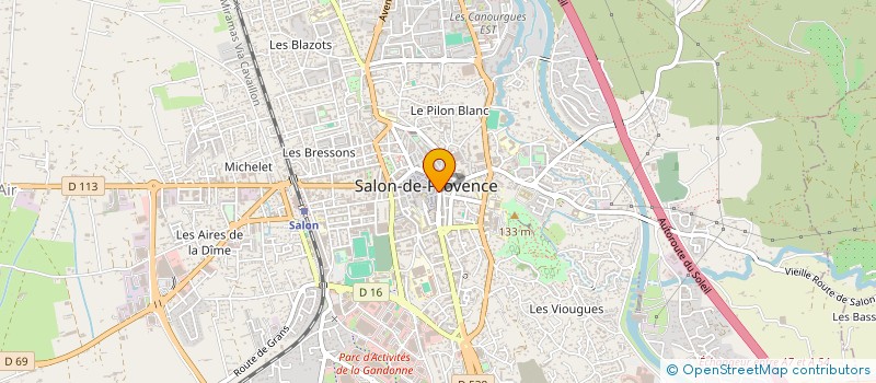 localisation de l'entreprise ATTITUDE à SALON-DE-PROVENCE