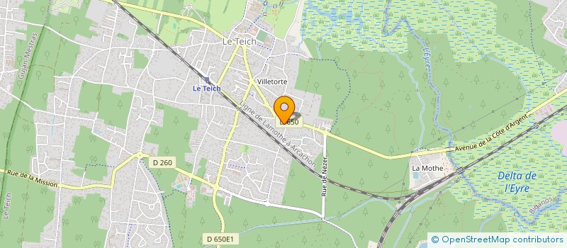 localisation de l'entreprise ATTITUDE  ARCACHON