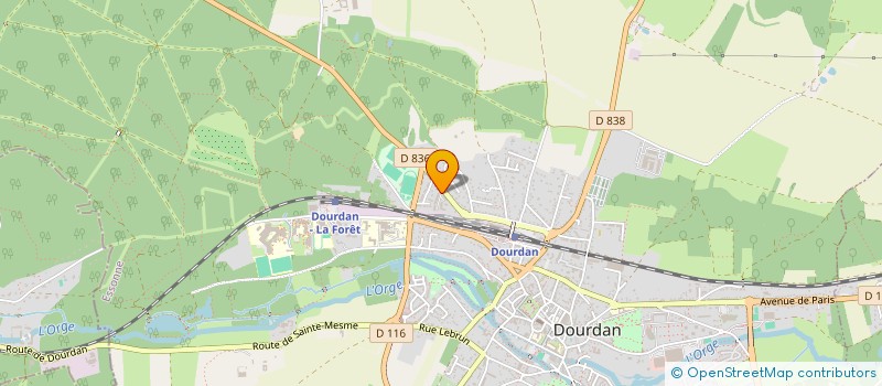 localisation de l'entreprise ATTITUDE CAVALIERE  DOURDAN