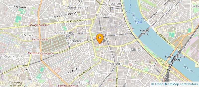 localisation de l'entreprise ATTITUDE CONSTRUCTION  BORDEAUX