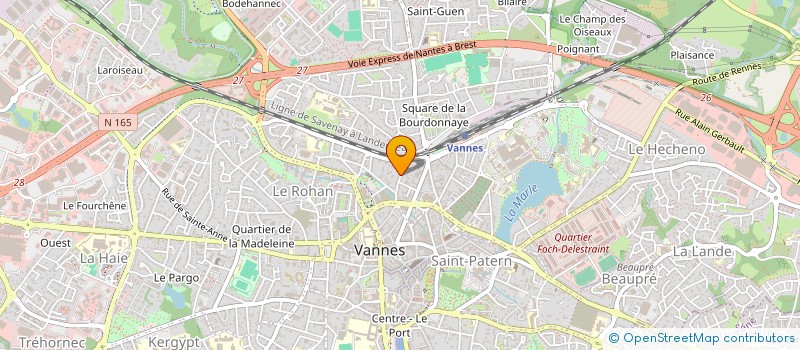 localisation de l'entreprise ATTITUDE GB  VANNES