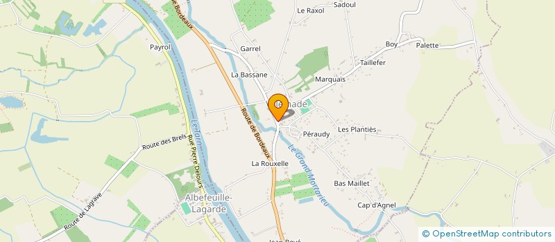 localisation de l'entreprise ATTITUDE HABITAT 82  VILLEMADE