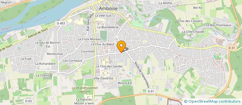 localisation de l'entreprise ATTITUDE HSE à AMBOISE
