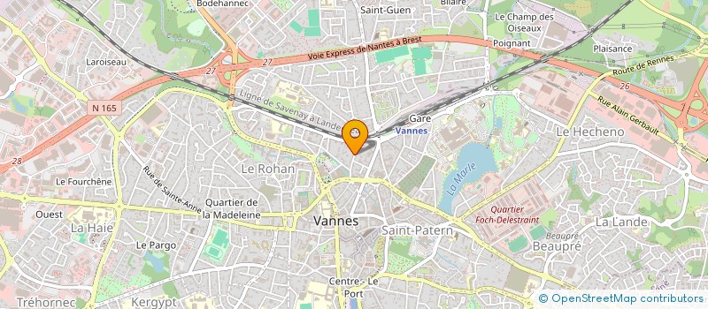 localisation de l'entreprise ATTITUDE INVEST à VANNES