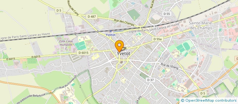 localisation de l'entreprise ATTITUDE MD à YVETOT