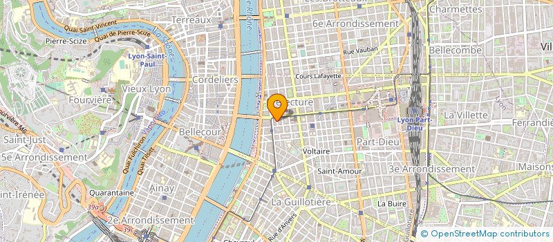 localisation de l'entreprise ATTITUDE MEDIA  LYON