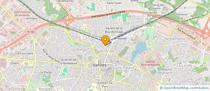 localisation de l'entreprise ATTITUDE PATRIMOINE GROUPE à VANNES