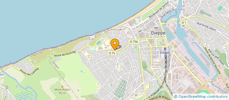 localisation de l'entreprise ATTITUDE PROD à DIEPPE