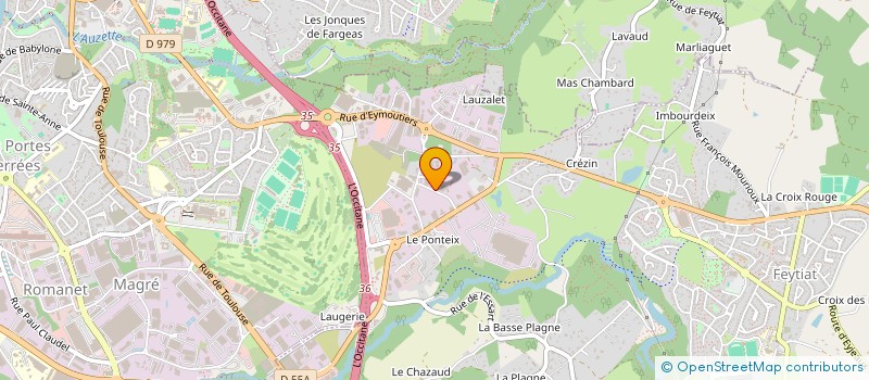 localisation de l'entreprise ATTITUDE SARL à FEYTIAT