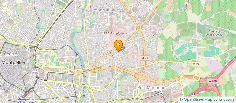 localisation de l'entreprise ATTITUDE SPORT à MONTPELLIER