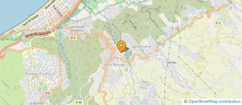 localisation de l'entreprise ATTITUDES  SAINT-PAUL