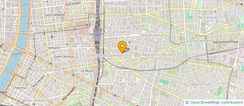 localisation de l'entreprise ATTITUDES PHOTO  LYON