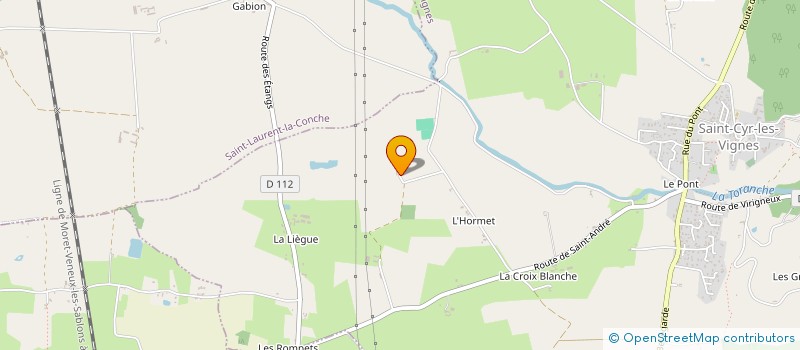 localisation de l'entreprise ATTL  SAINT-CYR-LES-VIGNES