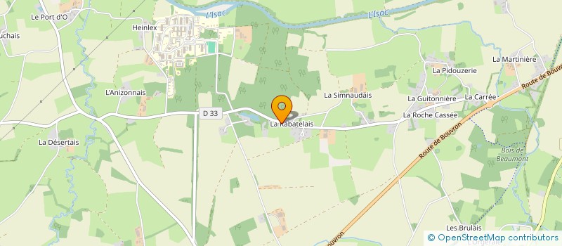 localisation de l'entreprise ATTOU.M  BLAIN