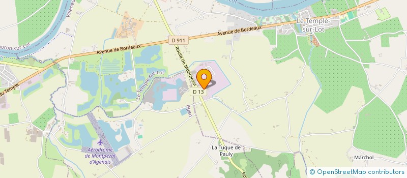 localisation de l'entreprise ATTOUK ENERGIE  LE TEMPLE-SUR-LOT