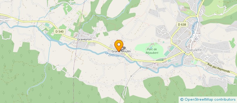 localisation de l'entreprise ATTP  DIEULEFIT