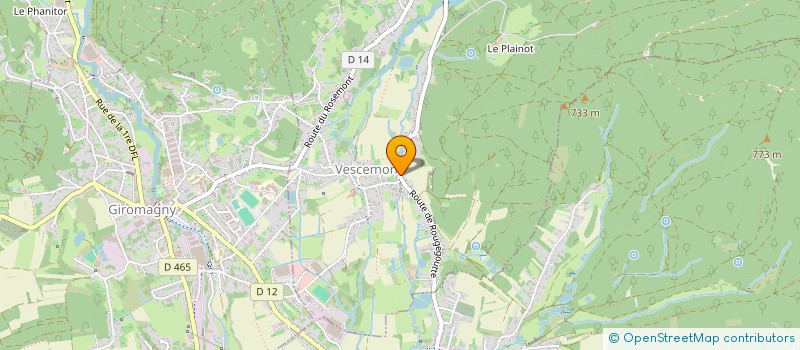 localisation de l'entreprise ATTP EURL  VESCEMONT