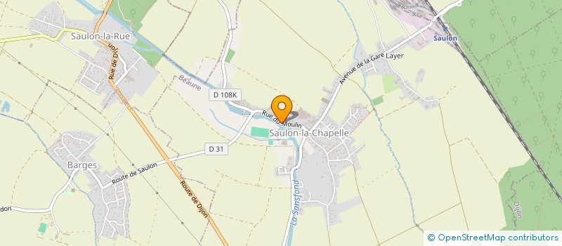localisation de l'entreprise ATTPACKAGING à SAULON-LA-CHAPELLE