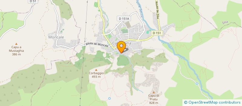 localisation de l'entreprise ATTRACHJU IMMOBILIER à CALENZANA