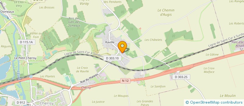 localisation de l'entreprise ATTRACT' ANIM à CHERISY