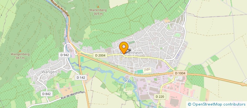 localisation de l'entreprise ATTRACT'HAIR  MARLENHEIM