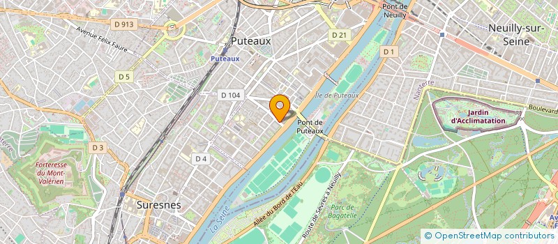 localisation de l'entreprise ATTRACTIF FORMATION à PUTEAUX