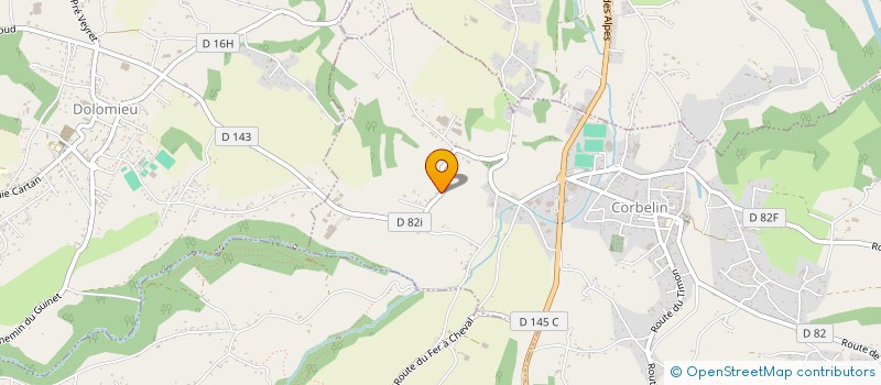 localisation de l'entreprise ATTRACTION  CORBELIN