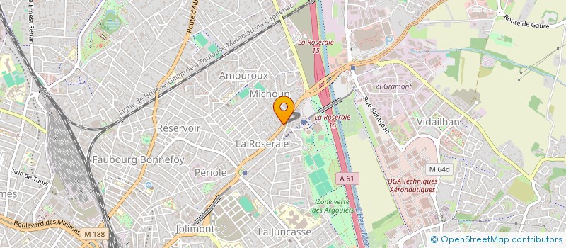 localisation de l'entreprise ATTRACTION à TOULOUSE