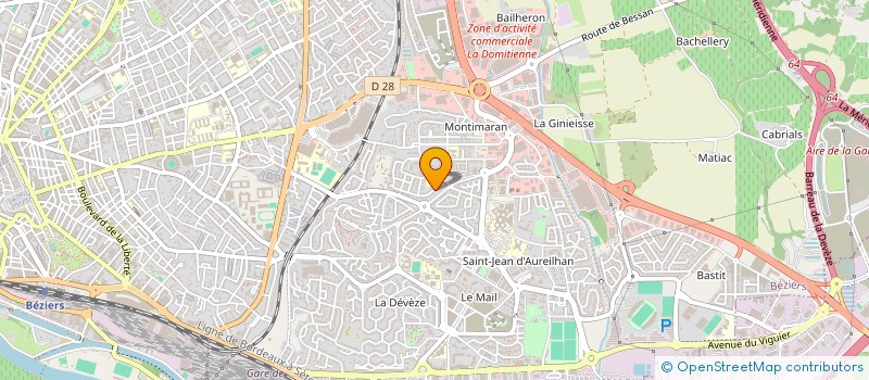 localisation de l'entreprise ATTRACTIONS AND INFLATABLES GAMES à BEZIERS