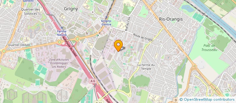 localisation de l'entreprise ATTRACTIONS ENFANTINES DES JARDINS PARISIENS à RIS-ORANGIS
