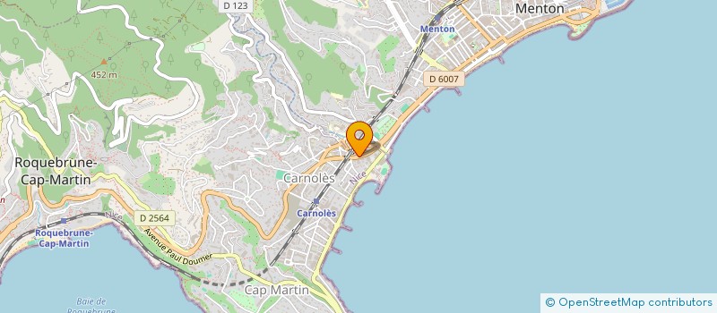 localisation de l'entreprise ATTRACTIONS ET MANEGES HEQUET à ROQUEBRUNE-CAP-MARTIN