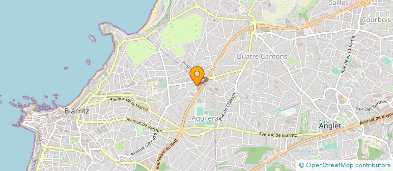 localisation de l'entreprise ATTRACTIS RH à BIARRITZ