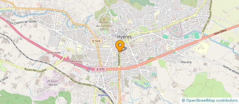 localisation de l'entreprise ATTRACTIVE AUTO à HYERES