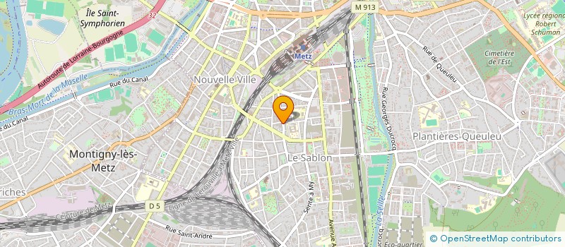 localisation de l'entreprise ATTRANS à METZ