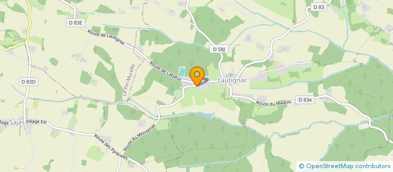 localisation de l'entreprise ATTRAPE-REVE  LAUTIGNAC