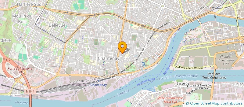 localisation de l'entreprise ATTRAVERSIAMO à NANTES