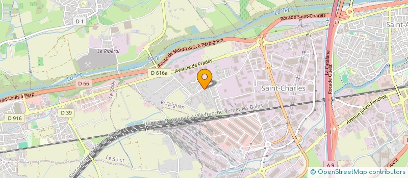 localisation de l'entreprise ATTRAVERSIAMO à PERPIGNAN
