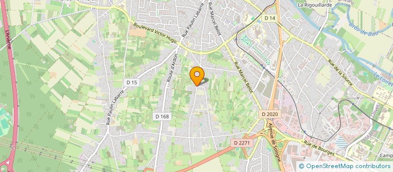 localisation de l'entreprise ATUAL CAPOEIRA ORLEANS à OLIVET