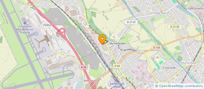 localisation de l'entreprise ATUM ENGINEERING  SAINT-LOUIS