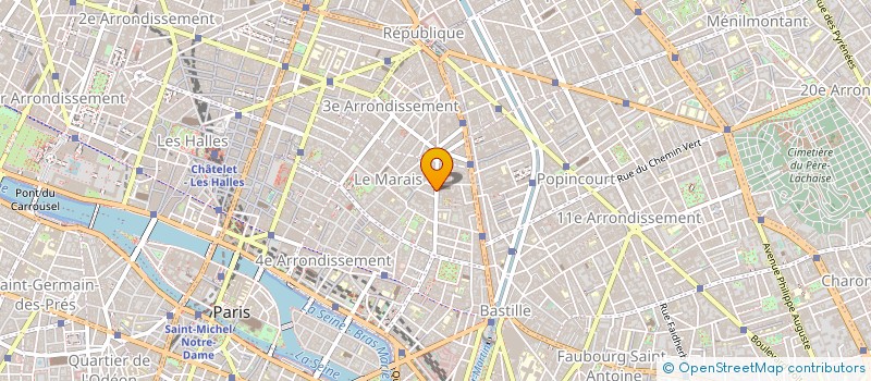 localisation de l'entreprise ATUMIA à PARIS