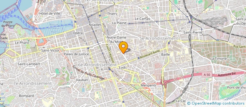 localisation de l'entreprise ATUR (AMENAGEMENT DES TERRAINS URBAINS ET RURAUX) à MARSEILLE