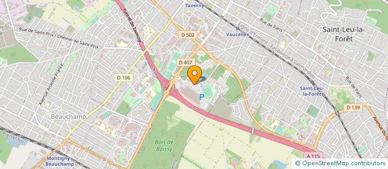 localisation de l'entreprise ATUVUE à TAVERNY