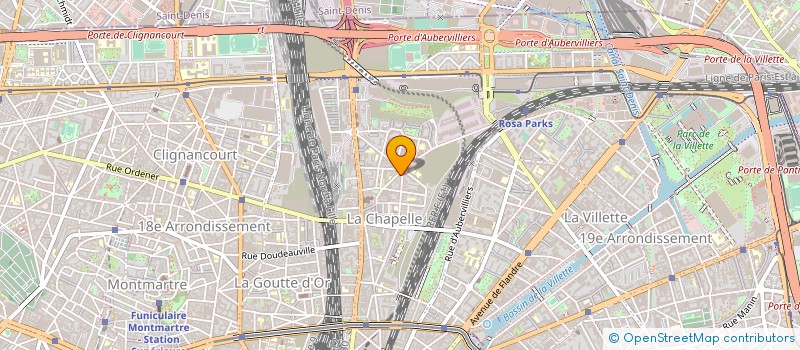 localisation de l'entreprise ATV à PARIS