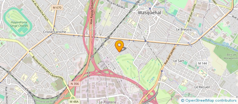 localisation de l'entreprise ATV INVEST HOLDING à WASQUEHAL