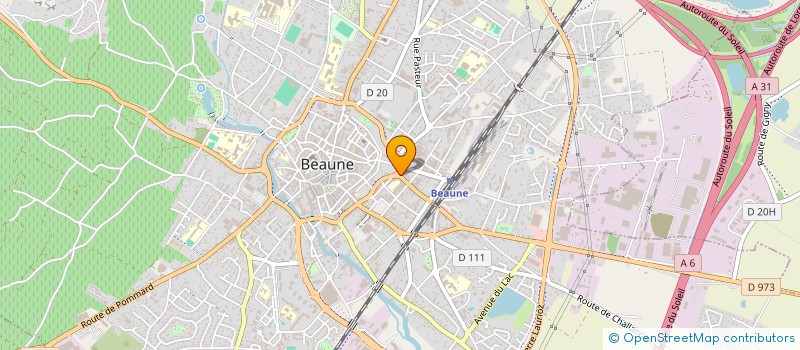 localisation de l'entreprise ATVEST à BEAUNE