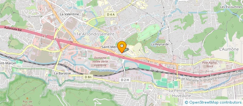 localisation de l'entreprise ATVISTA SERVICES à MARSEILLE