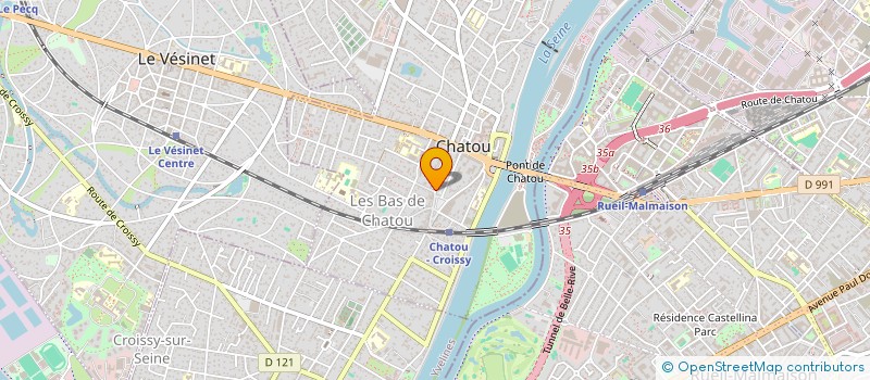 localisation de l'entreprise ATW à CHATOU