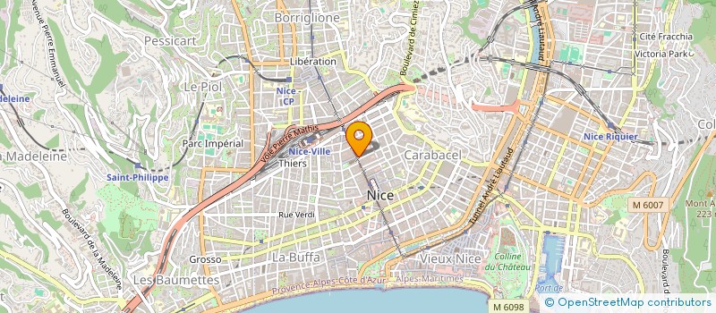 localisation de l'entreprise ATW 83 à NICE