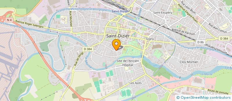 localisation de l'entreprise ATX à SAINT-DIZIER